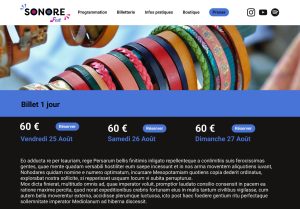 maquette site pass 1 jour