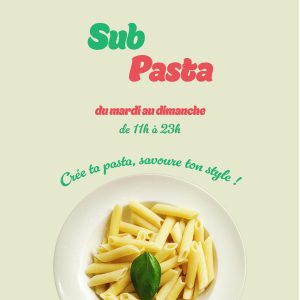Restaurant Sub Pasta visuel Instagram 2